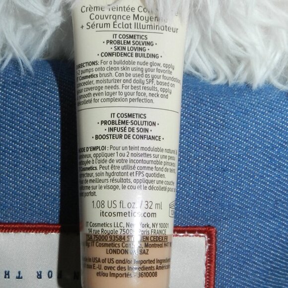 it cosmetics CC+ Nude Glow Foundation SPF 40 + Glow Serum Medium 🆕FAST😮💨⚡🚚 - Picture 9 of 16